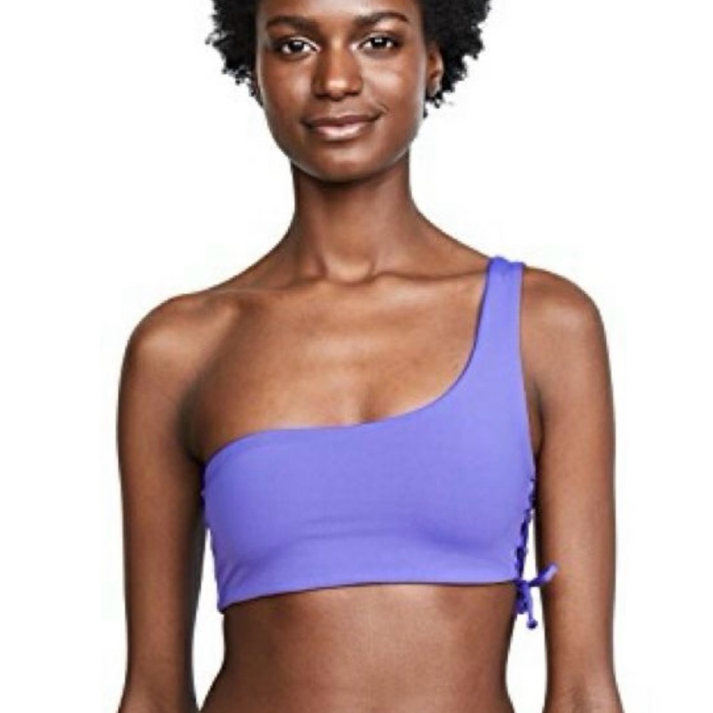 L Space by Monica Wise Silver Lining Top - Purple - M